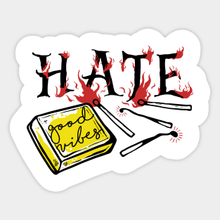 No Hate Sticker